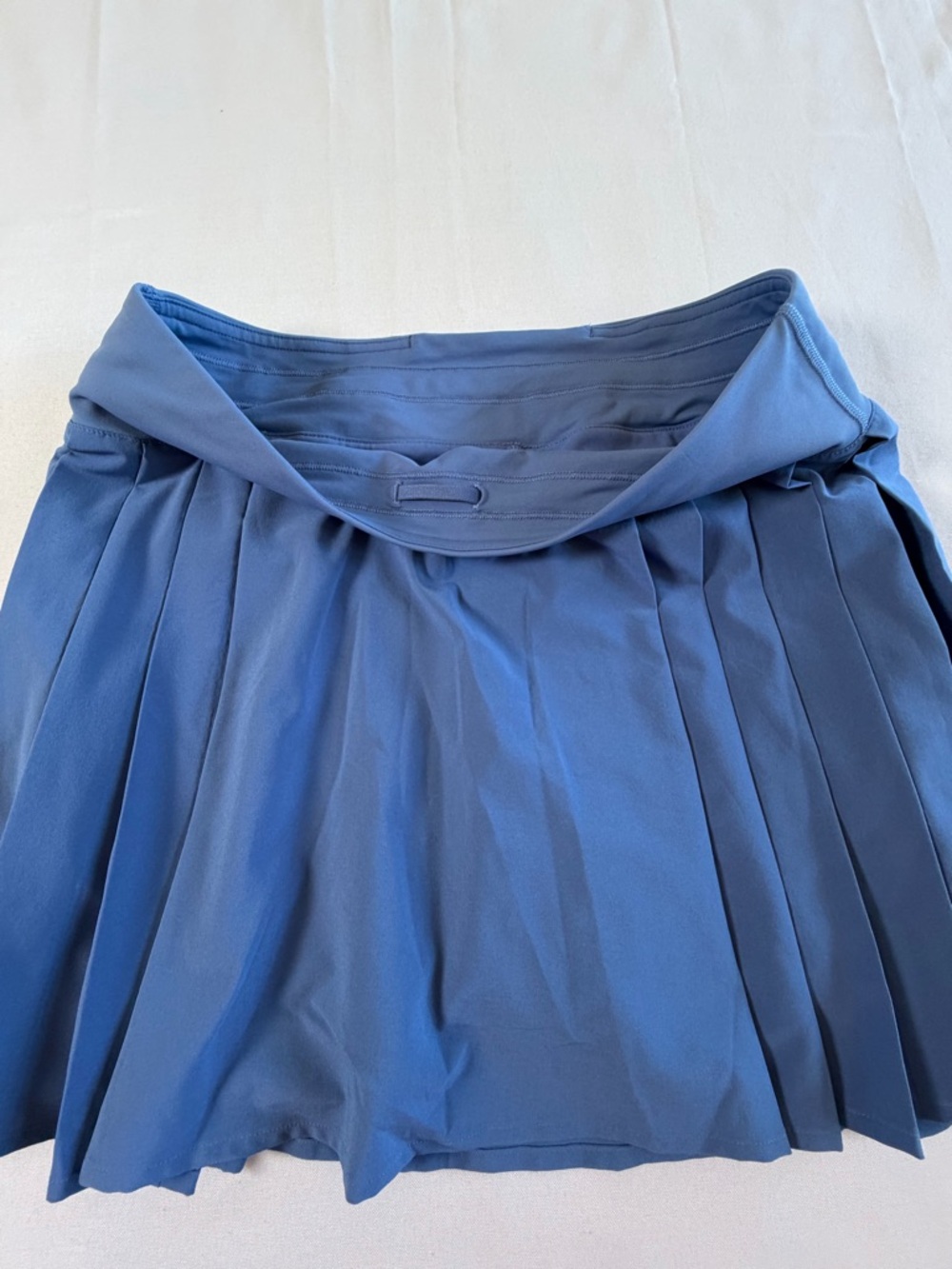 Lululemon Side Pleated Tennis Skirt Oasis Blue Size 6 Athleisure Preppy - Picture 3 of 5